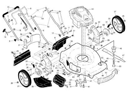 Part Location Diagram of 532426300 Jonsered No Description Available