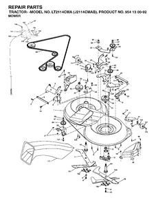 Part Location Diagram of 532180418 Husqvarna Blade