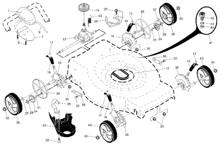 Part Location Diagram of 532431116 Jonsered No Description Available