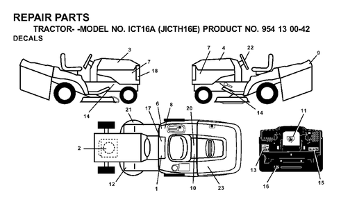 Part Location Diagram of 532174177 Jonsered No Description Available