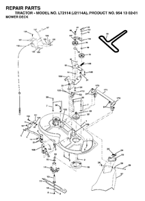 Part Location Diagram of 532174595 Jonsered HOUSING.MWR