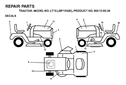 Part Location Diagram of 532172021 Jonsered No Description Available