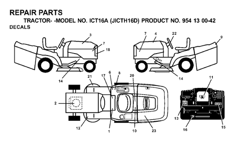 Part Location Diagram of 532171525 Jonsered No Description Available