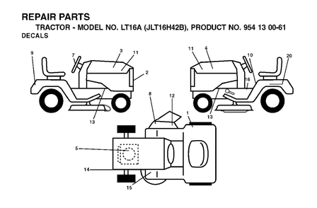 Part Location Diagram of 532183016 Jonsered No Description Available