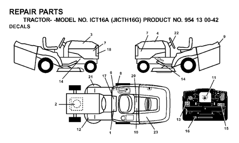 Part Location Diagram of 532175676 Jonsered No Description Available