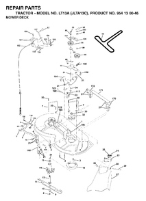 Part Location Diagram of 532174978 Jonsered No Description Available