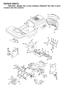 Part Location Diagram of 532172157 Jonsered No Description Available