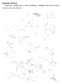 Part Location Diagram of 532177150 Jonsered Wheel Steering