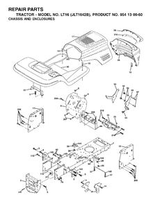 Part Location Diagram of 532181205 Jonsered No Description Available