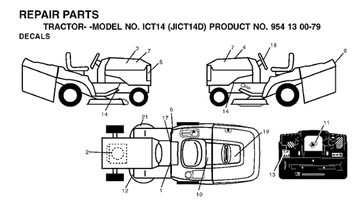 Part Location Diagram of 532180431 Jonsered No Description Available