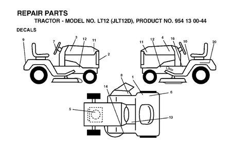 Part Location Diagram of 532179975 Jonsered No Description Available