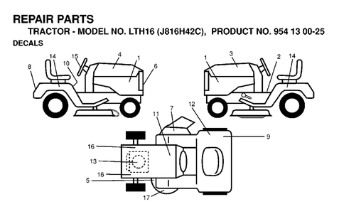 Part Location Diagram of 532166757 Jonsered No Description Available