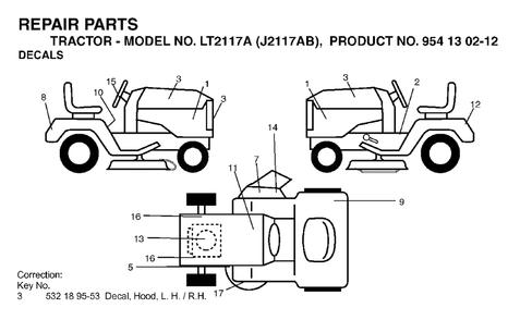 Part Location Diagram of 532188836 Jonsered No Description Available