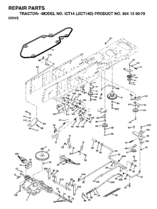 Part Location Diagram of 532179050 Jonsered No Description Available