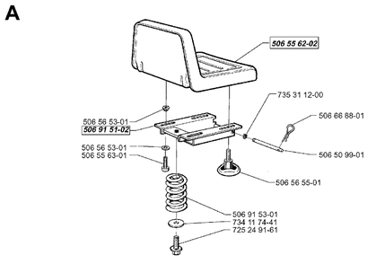 Part Location Diagram of 506915102 Jonsered Bracket
