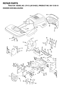 Part Location Diagram of 532163186 Jonsered No Description Available