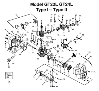 Part Location Diagram of 530037966 Jonsered Air Box