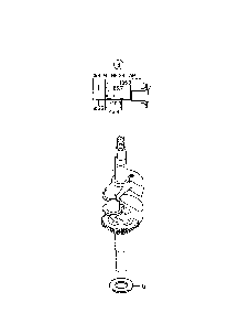 Crankshaft Diagram and Parts List for L4721-96795730100  Jonsered Lawn Mower