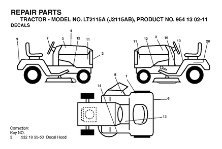 Part Location Diagram of 532185185 Jonsered No Description Available