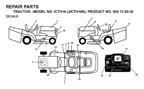 Part Location Diagram of 532168940 Jonsered No Description Available