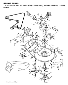 Part Location Diagram of 532181770 Jonsered No Description Available