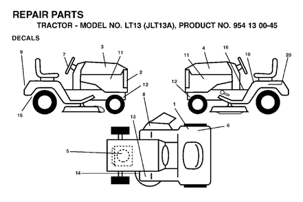 Part Location Diagram of 532175884 Jonsered No Description Available