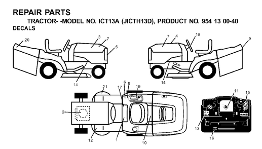 Part Location Diagram of 532175636 Jonsered No Description Available