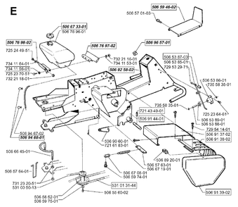 Part Location Diagram of 506925802 Jonsered No Description Available
