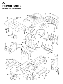 Part Location Diagram of 532145198 Jonsered No Description Available
