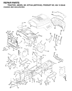 Part Location Diagram of 532175770 Jonsered No Description Available