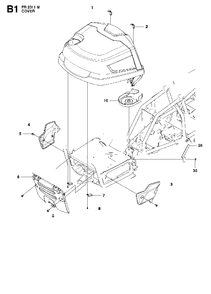 Part Location Diagram of 525497802 Jonsered No Description Available