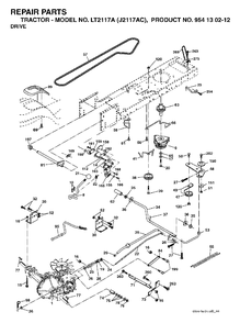 Part Location Diagram of 532191882 Jonsered No Description Available