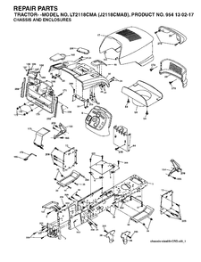 Part Location Diagram of 532161840 Husqvarna Lens