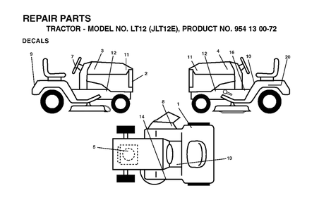 Part Location Diagram of 532182054 Jonsered No Description Available