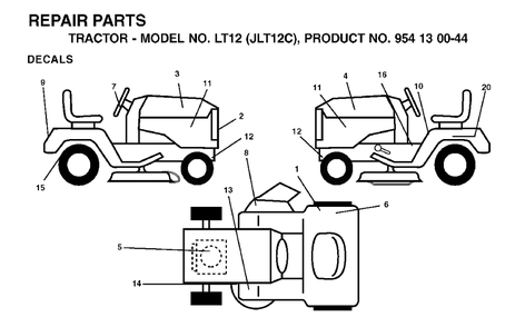 Part Location Diagram of 532175885 Jonsered No Description Available