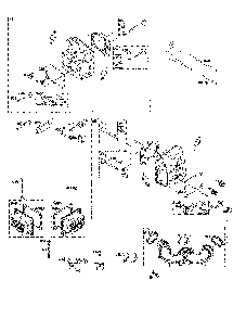 Cylinder head/intake manifold Diagram and Parts List for 96043019700  Jonsered Lawn Tractor