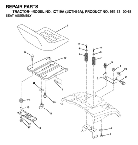 Part Location Diagram of 532140118 Jonsered No Description Available