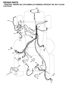 Part Location Diagram of 532184207 Jonsered No Description Available