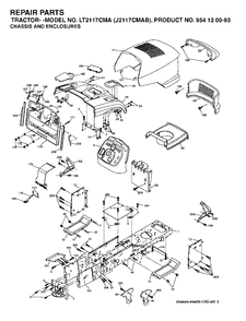 Part Location Diagram of 532184643 Jonsered No Description Available