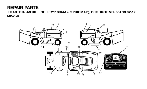 Part Location Diagram of 532189553 Jonsered No Description Available