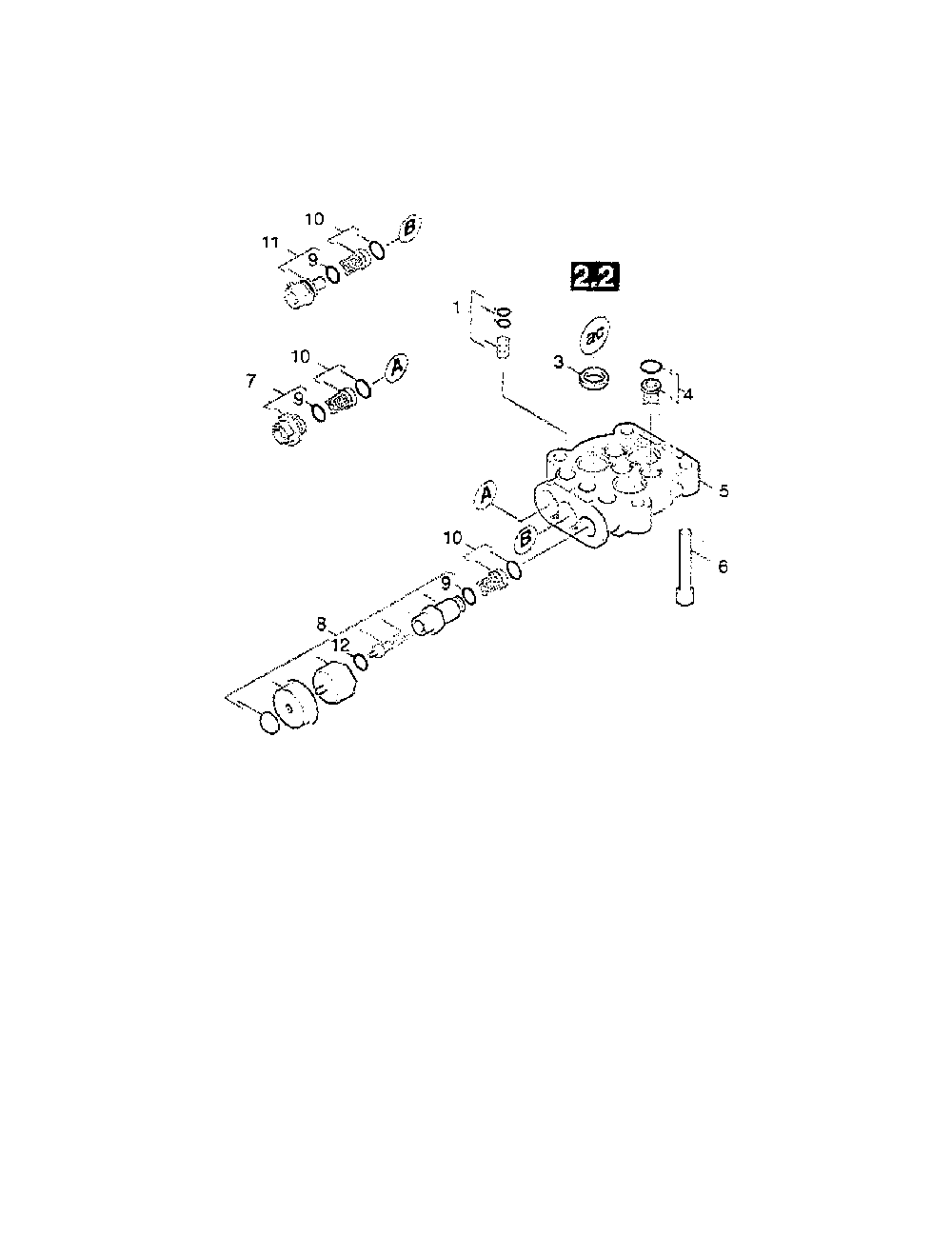 Cylinder Head Diagram and Parts List for K3000G  Karcher Pressure Washer