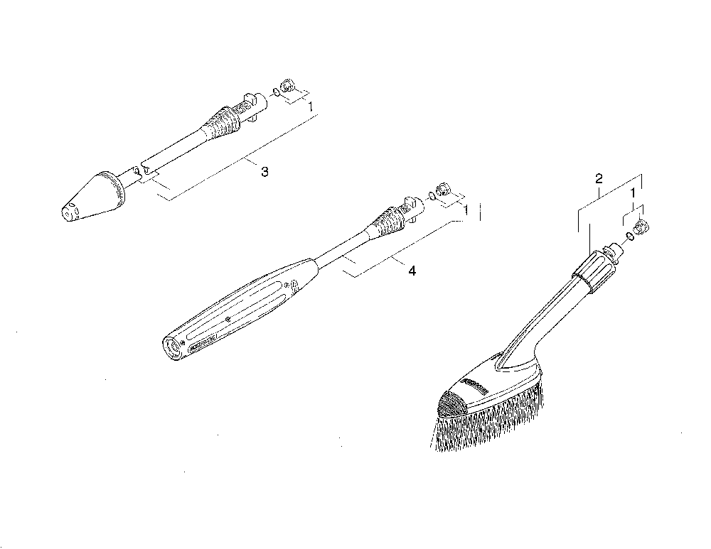 Jet Pipe Diagram and Parts List for K5690  Karcher Pressure Washer