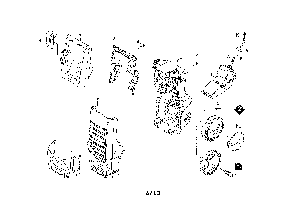 Housing Diagram and Parts List for K5690  Karcher Pressure Washer