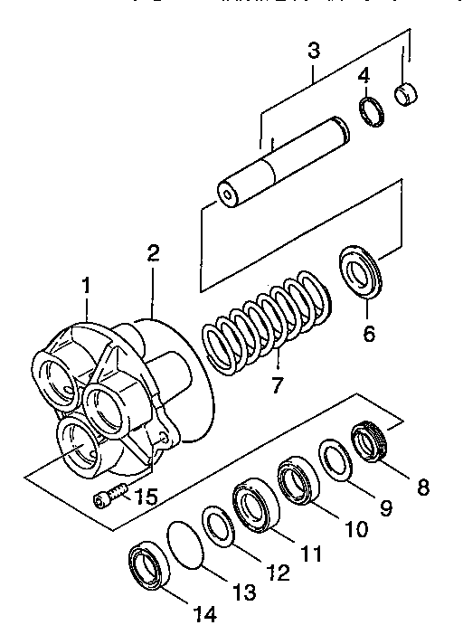 Piston Diagram and Parts List for HD1050BX  Karcher Pressure Washer