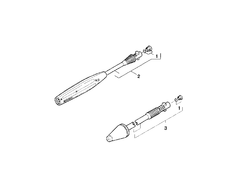 Jet Pipe Diagram and Parts List for K392M  Karcher Pressure Washer