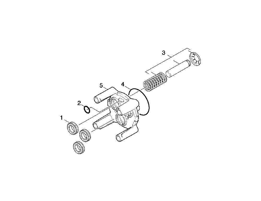 Thrust Guidance Diagram and Parts List for K392M  Karcher Pressure Washer