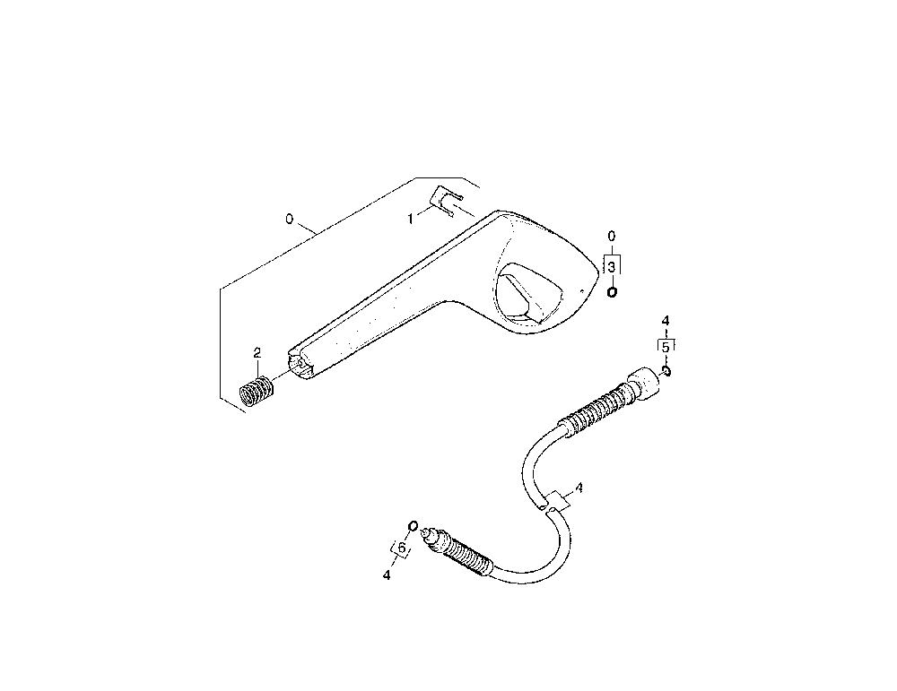 Trigger Gun Diagram and Parts List for K256M  Karcher Pressure Washer