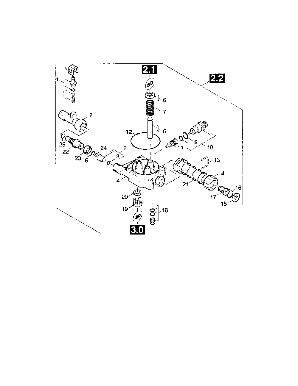 Piston Diagram and Parts List for K3000G  Karcher Pressure Washer