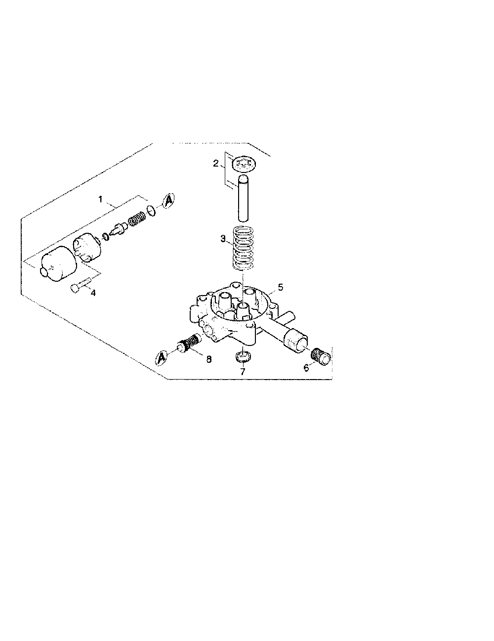2.6 Piston/Valve/Gasket/Plug Diagram and Parts List for K1800G  Karcher Pressure Washer
