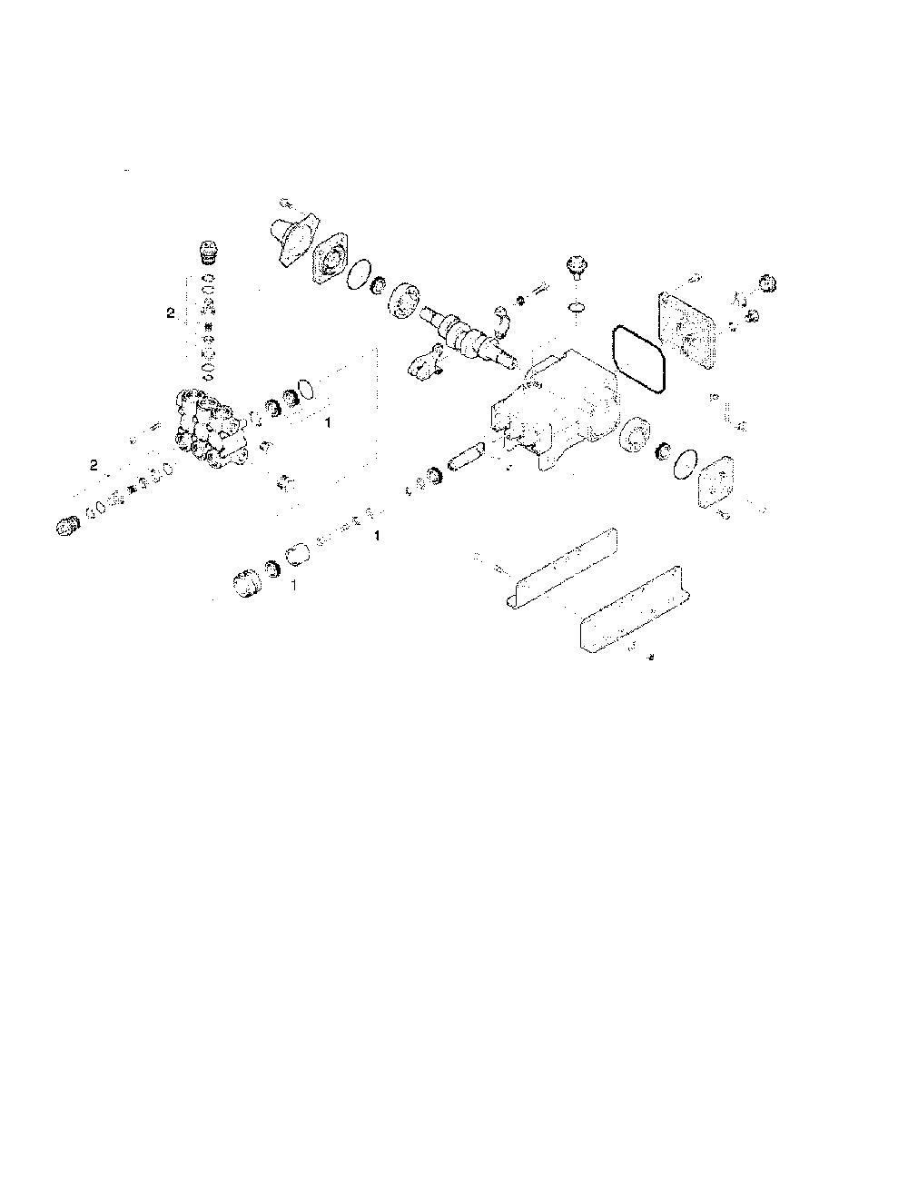 2.0 Pump Set/Valve Diagram and Parts List for HD3000  Karcher Pressure Washer